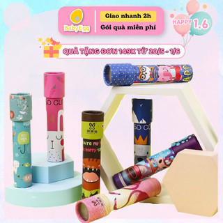 Kính vạn hoa nhiều màu sắc đồ chơi trẻ em thông minh montess cho bé trai gái khám phá 3 4 5 6 7 tuổi baby egg