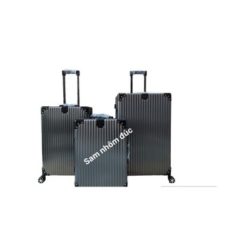 Vali Samsonite nhôm khối Samsonite Premium size 20/24/28 xách tay máy bay khóa sập TSA
