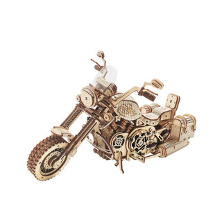 Robotime mô hình xe mô tô tự lắp ráp ROKR Cruiser Motorcycle LK504 3D Wooden Puzzle Quà tặng ý nghĩa