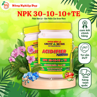 Phân bón lá npk 30-10-10+te - growmore