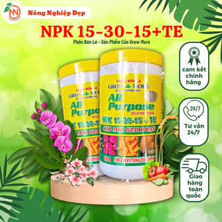 NPK 15-30-15 GrowMore + TE [ 500g ] - Tưới Cho Mọi Giai Đoạn Cây Trồng