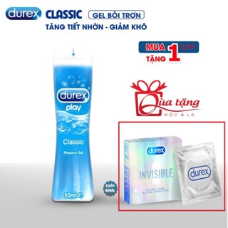 [Tặng BCS Durex] Gel bôi trơn Durex Play Classic 50ml, Giúp Cuộc Yêu Thăng Hoa Hơn