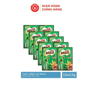  Dây 10 gói dạng bột Milo Nestle 22g gói 