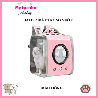 Balo phi hành gia trong suốt vận chuyển thú cưng dễ dàng, thoải mái và thoáng mát