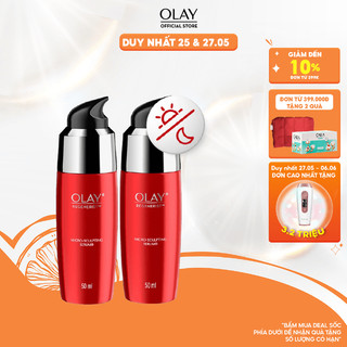 Combo 2: Serum Căng Mướt, Sáng Khỏe & Phục Hồi Dấu Hiệu Lão Hóa OLAY REGENERIST 50ML X2