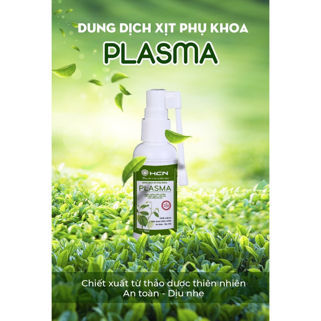 (HSD 2/2025) Combo 2 Hộp Dung Dịch Xịt Phụ Khoa Plasma HCN 50ml Cân Bằng Độ PH