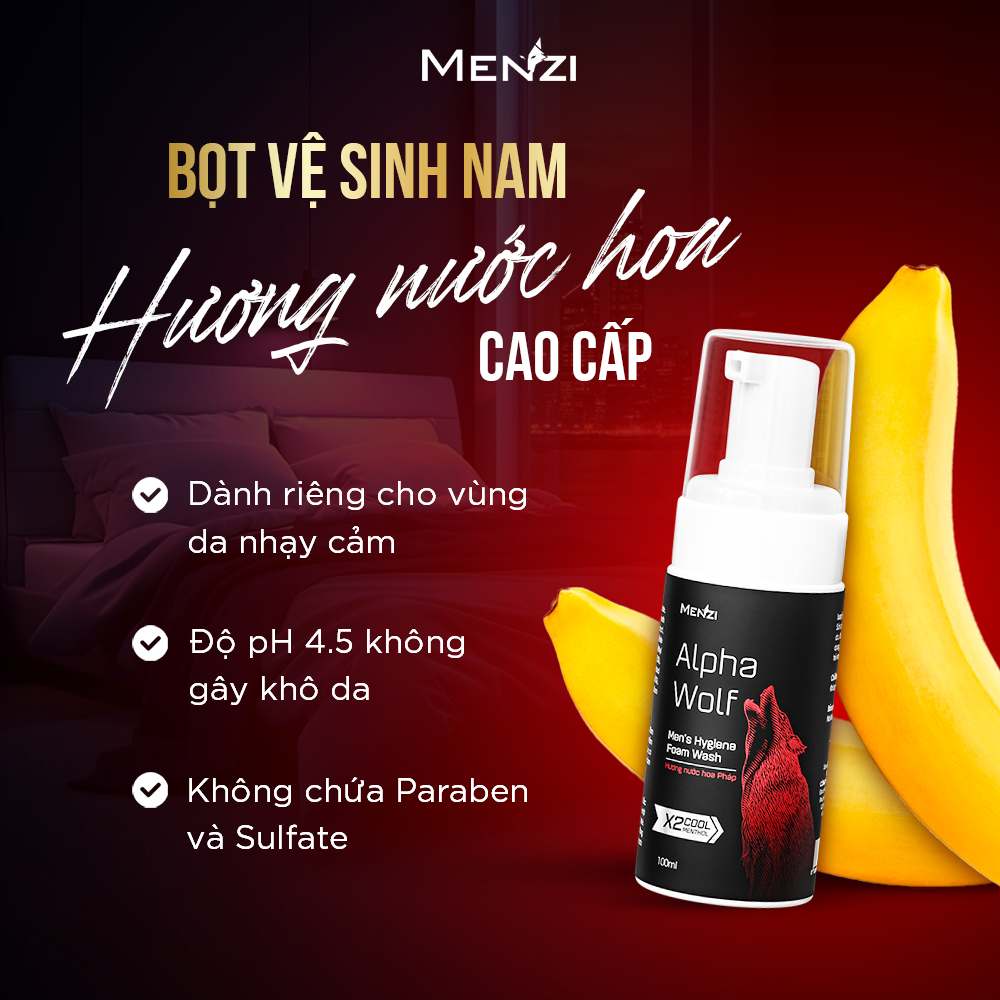 Combo Sữa Tắm Gội MENZI 3in1: 5SP - ST, Bọt Vệ Sinh Nam, Nước Hoa Nam10ml, Nước Hoa Vùng Kín, Gel Vuốt Tóc Cao Cấp 250gr