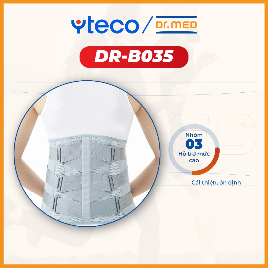Đai lưng dây chéo Dr.MED DR-B035 - YTECO