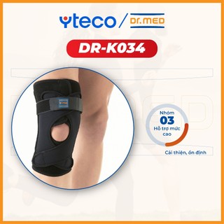 Bao đeo đầu gối với lò xo hỗ trợ ở phía bên Dr.MED DR-K034