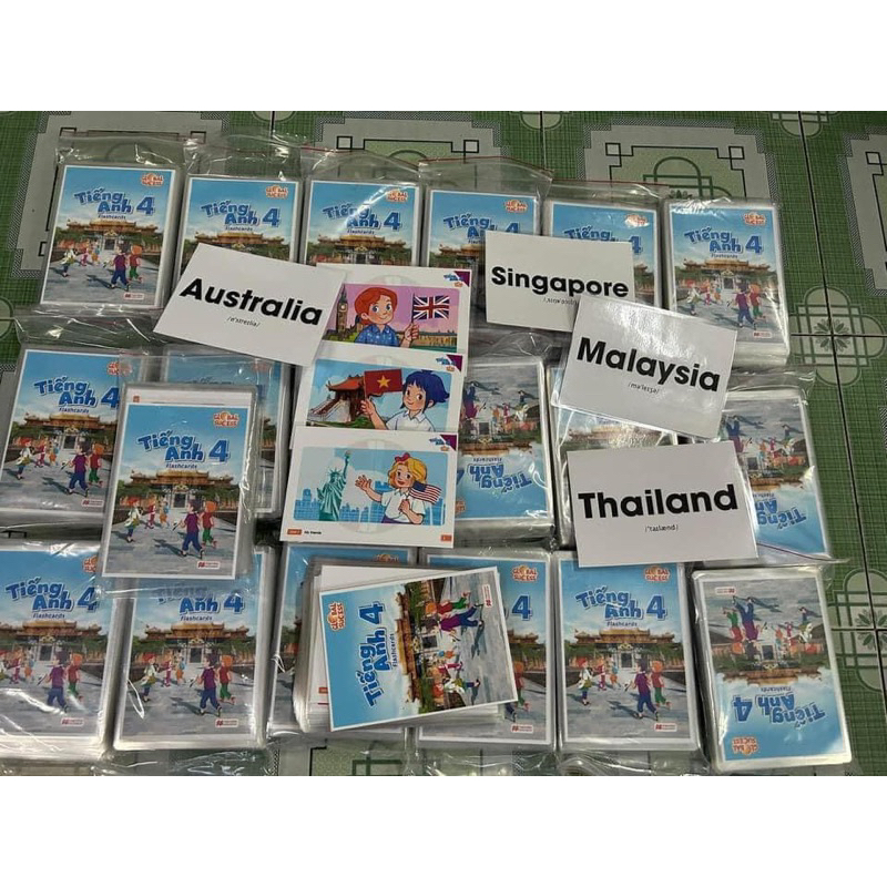 Tranh FLASHCARDS  lớp 4 Global Success