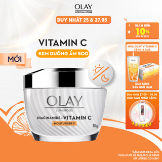 Kem Dưỡng OLAY Luminous Niacinamide & Vitamin C Giúp Mờ Vết Thâm, Đốm Nâu, Dưỡng Sáng Da 50G
