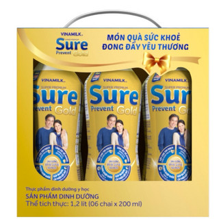 [ Date mới ] Vinamilk Sure Prevent Gold - Chai 200ml