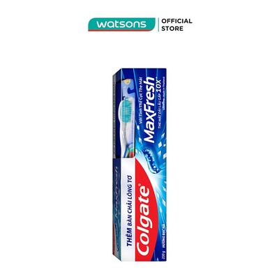 Kem Đánh Răng Colgate Max Fresh Bạc Hà Tinh Thể Cực The Mát 225g