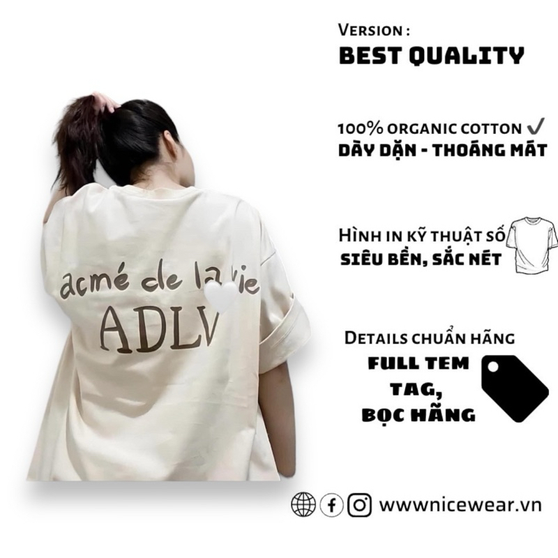 Áo thun ADLV Glossy Be