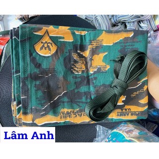 Võng vải rằn ri siêu bền tặng 5m dây