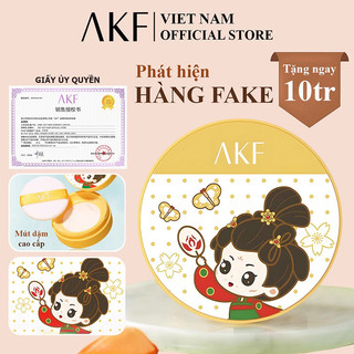 { AKF } Phấn phủ Hoàng cung kiềm dầu trong suốt-phấn phủ cố định lớp makeup không lem,bền màu-phấn phủ chống thấm nước