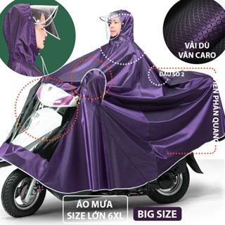 [Big Size] Áo Mưa 1 Đầu + 2 Đầu Big Size 6XL Siêu To Hàng Cao Cấp Chính Hãng YiLong