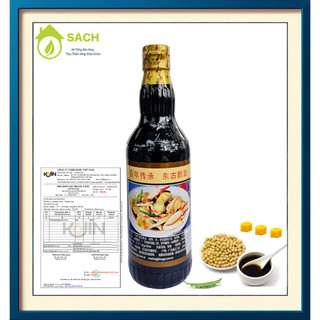 Xì Dầu Càng Cua Kojin, Xì Dầu Nội Địa Trung Quốc Đậm Đặc Chai Thủy Tinh 500ml