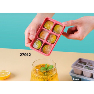 Combo 5 khay làm đá mini sinicol có nắp đậy