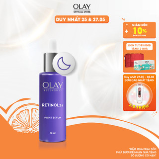 Serum OLAY RETINOL24 Giúp Trẻ Hóa Da & Mờ Nếp Nhăn 30ML