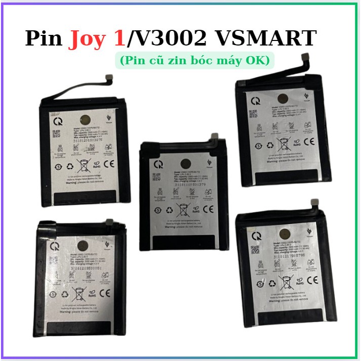Pin V3002/Joy 1 Vsmart (cũ zin bóc máy)