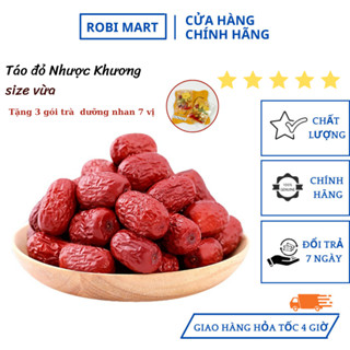 Táo đỏ Nhược Khương size vừa, tặng 3 gói trà dưỡng nhan 7 vị robimart - gói 500g