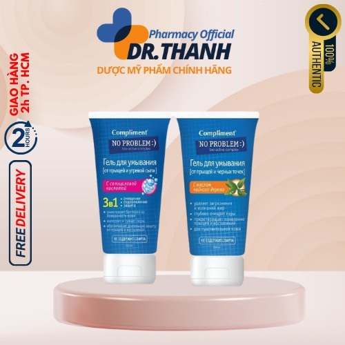 Gel Rửa Mặt Giảm Mụn Compliment No Problem 200ml