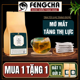  Trà tăng cường thị lực Fengcha giảm tình trạng sương mù, khỏe võng mạc,chống chảy nước mắt sống bịch 30 gói lọc