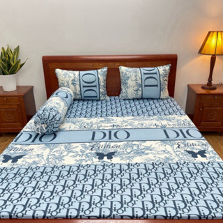 Bộ ga trải giường thun lạnh Hàn quốc 3 món 1ga+2 vỏ gối đầu [cao cấp ]đủ sezi đủ màu mềm mịn mát