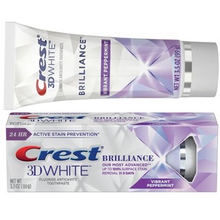 Kem đánh răng Crest 3D white Brilliance 99g - Nhập khẩu Mỹ