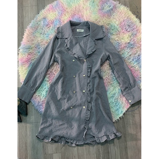 đầm kiểu vest cổ điển free L - XL