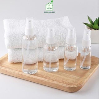 CCL063 - Chai xịt phun sương, dung dịch sát khuẩn trong suốt dung tích 30ml - 50ml - 100ml - Giadungcamcam