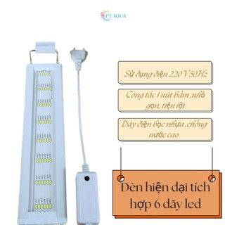 Đèn hồ cá 20 - 80cm chiếu sáng cho hồ cá cảnh kích thước từ 20cm đến 80cm cho hồ cá hồ thủy sinh