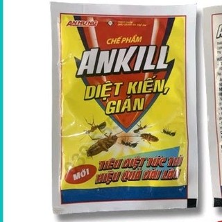 10 gói Chế phẩm Ankill diệt kiến gián côn trùng