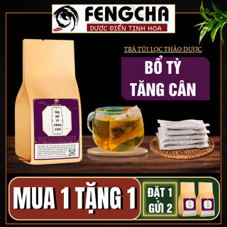  Trà bổ tỳ vị tăng cân Fengcha cho người cơ địa khó tăng cân, luôn mệt mỏi gầy gò ăn hoài không mập bịch 30 gói