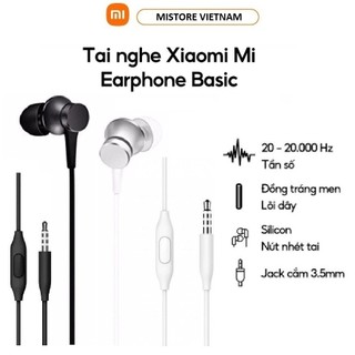 Tai nghe nhét tai Xiaomi thiết kế đơn giản thời trang