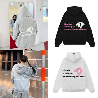 Áo khoác hoodie zip Phối Nơ Mặt Trước Sau CINDDY BRAND hot trend KI020