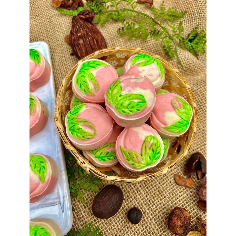 Bánh trung thu trái đào ( Hộp 6 bánh - Bánh mới mỗi ngày - Hsd 30 ngày )
