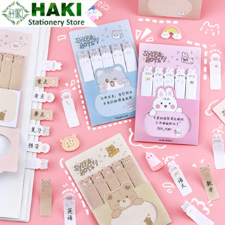 Giấy ghi chú đánh dấu trang HAKI, giấy note 120 tờ thiết kế xinh xắn nhiều màu NO9
