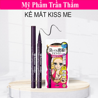 Kẻ mắt kiss me lâu trôi không lem, bút kẻ mắt chống nước
