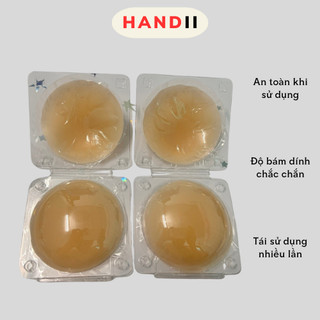 Cặp Miếng dán nhũ hoa v1 silicon cao cấp độ bán dính cao"HANDII"