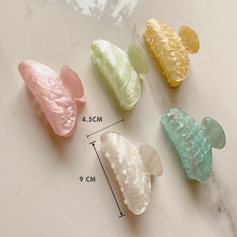 Kẹp Tóc Xà cừ NHÀ CÚ Hình Bướm Nơ Chất Liệu Acrylic Phong Cách Hàn Quốc Thời Trang Cho Nữ Hot Trend | BigBuy360 - bigbuy360.vn