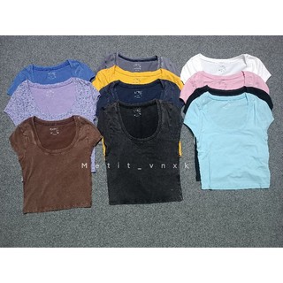 Áo croptop wash vnxk