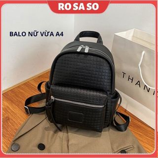 Balo nữ to vừa A4 đẹp dễ thương phong cách thời trang hiện đại dễ phối đồ ROSASO BL05