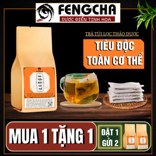 Trà tiêu độc 5in1 Fengcha thanh tẩy độc tố toàn bộ cơ thể cấp tế bào bịch 30 gói