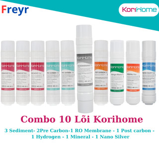 Combo 10 lõi lọc nước korihome wpk-g61 nhập khẩu hàn quốc