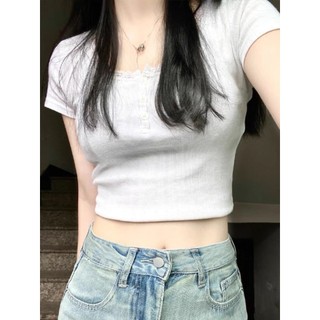 [ Bigsize 55-100kg] Áo croptop chất gân thái basic