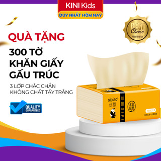 (QUÀ TẶNG KHÔNG BÁN) Giấy Ăn Tre Sipiao - Khăn Giấy Khô Rút Dai Mềm Mịn 3 Lớp
