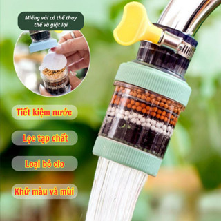Đầu Lọc Nước Sạch Tại Vòi 6 Lớp Lọc Sạch Căn Bẩn Đầu Vòi Lọc Nước Gắn Trực Tiếp Tại Vòi Nước Nhà Bếp Nhà Tắm