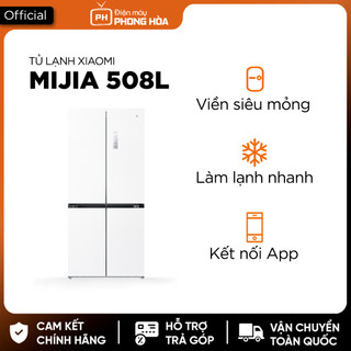 Tủ lạnh 4 cánh Super Slim Xiaomi Mijia 508L Model 2024- viền siêu mỏng, 18 ngăn riêng biệt
